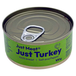 Konserwa Just Meat Krůtí prsa 100 g zielony