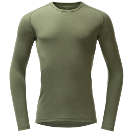 Męska koszulka Devold Adventure Merino 190 Shirt Man jasne khaki Lichen