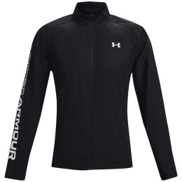 Męska kurtka wiosenna Under Armour STORM Run Jacket czarny Black / White / Reflective