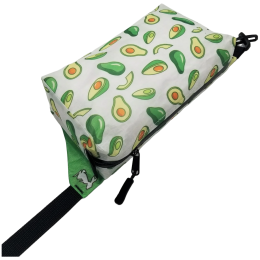 Nerka High Tail Designs Fanny Pack Dirty Avocado biały/zielony Dirty Avocado