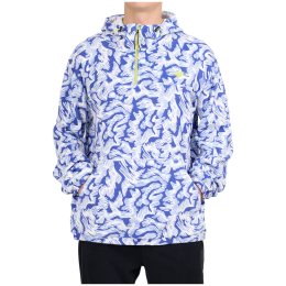 Bluza męska 4F Fleece M483 biały/niebieski Cobalt Allover