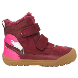 Dziecięce buty zimowe Viking Outdoor Footwear Alv Barefoot Paw Warm WP 2V Burgundy ciemnoczerwony Burgundy