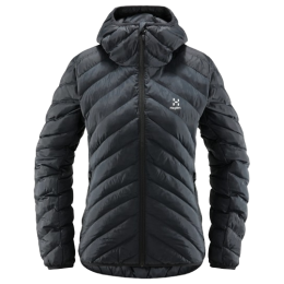 Kurtka damska Haglöfs Sarna Mimic hood czarny True Black