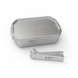 Pojemnik na jedzenie SKOTTI Box 1L srebrny ocelová