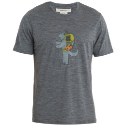 Koszulka męska Icebreaker M Mer 150 Tech Lite II SS Tee Tech Head zarys Gritstone Hthr