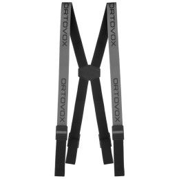 Szelki Ortovox Logo Suspenders czarny GrayBlend