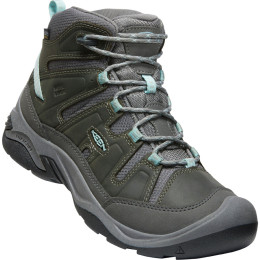 Damskie buty trekkingowe Keen Circadia Mid Wp Women szary steel grey/cloud blue
