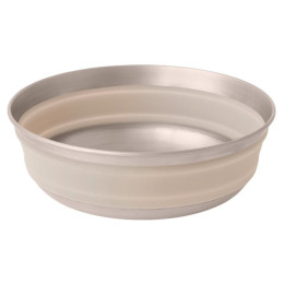 Składana miska Sea to Summit Detour Stainless Steel Collapsible Bowl M beżowy Moonstruck Grey