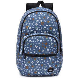 Plecak damski Vans RANGED 2 PRINTS BACKPACK-B niebieski Vintage Indigo