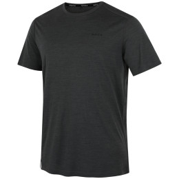 Koszulka męska MOOA Merino Lyolite 150 Short czarny black melange