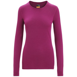 Damska koszulka Icebreaker 200 Oasis LS Crewe bordowy Go Berry
