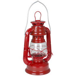 Lampion Bo-Camp Hurricane Candle Lamp 19 cm czerwony red