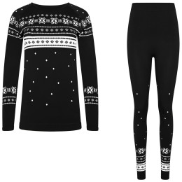 Damska bielizna termoaktywna Dare 2b In Demand B/L Set czarny Black/White (8K4)