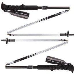 Kije trekkingowe Black Diamond Distance Z 130 cm czarny/srerbny