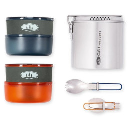 Zestaw naczyń GSI Outdoors Glacier Dualist 1,8 l