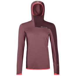 Bluza damska Ortovox W's Fleece Light Grid Sn Hoody różowy Mountain Rose