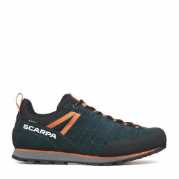 Buty męskie Scarpa Crux 2 Gtx zielony/pomarańczowy Petrol-Rust Orange Gore-Tex Bn