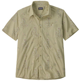 Koszula męska Patagonia Men's Go-To Shirt zielony Ocean Blooms: Weathered Stone