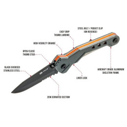 Nóż True Utility Trueblade TU 6871 zarys