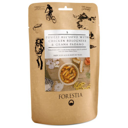 Gotowe jedzenie Forestia Fusilli all'uovo z kurczakiem a la Bolognese