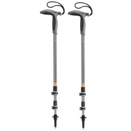 Kije trekkingowe Leki Poles Wanderfreund Makalu czarny gunmetal-copper