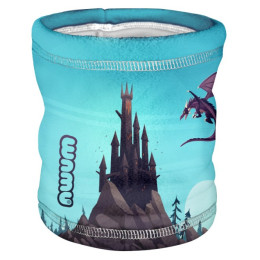 Komin wielofunkcyjny WAMU Dragon Fantasy niebieski BLUE