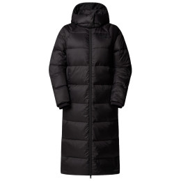 Damski płaszcz puchowy The North Face W Hydrenalite City Long Down Hooded Park czarny Tnf Black