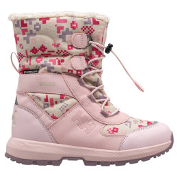 Dziecięce buty zimowe Helly Hansen Jk Silverton Boot Ht Pinkshake Aop różowy 079 Pinkshake Aop