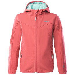 Dziecięca kurtka softshellowa Bejo Lola II Kdg różowy ParadisePink/BeachGlass