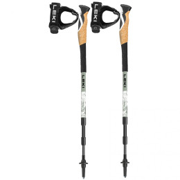 Kijek trekkingowy Leki Cross Hike Carbon 100-135 cm biały/czarny