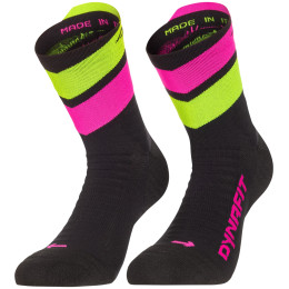 Skarpety Dynafit Ultra Mid Sk czarny/różówy black out PINK GLO/6070