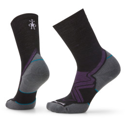 Damskie skarpety Smartwool W Run Cold Weather Targeted Cushion Crew czarny/szary black