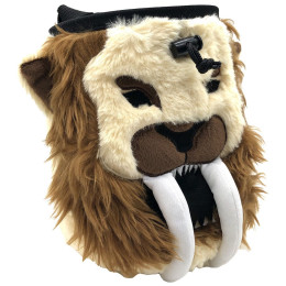 Worek na magnezję YY VERTICAL Chalk Bag Animal szary Sand-Tooth Tiger