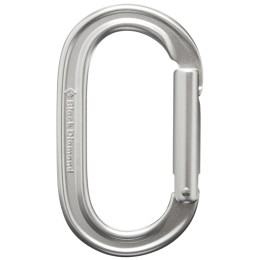 Karabinek Black Diamond Oval Keylock srebrny Polished