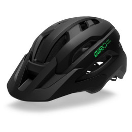 Dziecięcy kask rowerowy Giro Fixture II MIPS Youth czarny/zielony Mat Black/Vivid Green