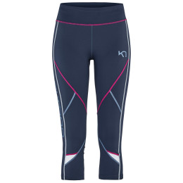 Legginsy damskie 3/4 Kari Traa Louise 2.0 3/4 Tights niebieski Royal