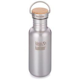 Butelka ze stali nierdzewnej Klean Kanteen Reflect w/Bamboo Cap 532 ml zarys Brushed Stainless 