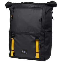 Miejski plecak Caterpillar Signature Utility X Rolltop czarny Black