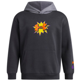 Bluza dziecięca Under Armour UA B Rival FLC Graphics Hd Anthracite szary Anthracite / Titan Gray / Outrageous Orange