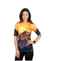 Damska koszulka Drexiss All Sunset Yellow Coolmax