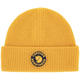 Czapki zimowe Fjällräven Bergtagen Forever Wool Beanie żółty Mustard Yellow