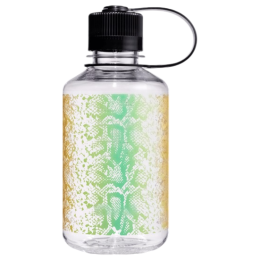 Butelka Nalgene Narrow Mouth Animal Print 500 ml zielony/żółty Clear Rainbow Snake