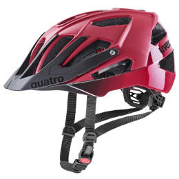 Kask rowerowy Uvex Quatro Cc czerwony/czarny Dark Red - Black Mat