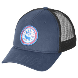 Bejsbolówka Ortovox Stay In Sheep Trucker Cap niebieski NightBlue