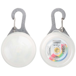 Światełko do obroży Nite Ize Spotlit Rechargeable Collar Light - Disc-O Tech biały Disc-O Tech