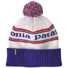 Czapki zimowe Patagonia Powder Town Beanie niebieski/biały Park Stripe: Viking Blue