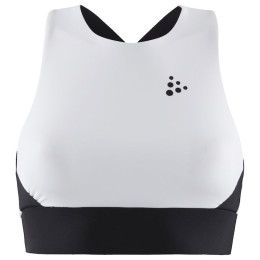 Damski top Craft UNTMD Cropped biały/czarny WhiteBlack