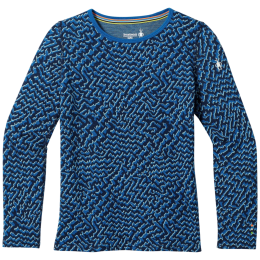 Dziecięca koszulka Smartwool Kids' Classic Thermal Merino Base Layer Crew niebieski NIVAL BLUE RETRO LINE