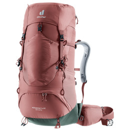 Plecak Deuter Aircontact Lite 35 + 10 SL bordowy caspia-ivy