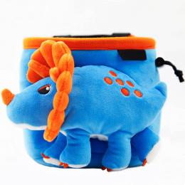 Worek na magnezję YY VERTICAL Chalk Bag Animal niebieski TRICERATOPS